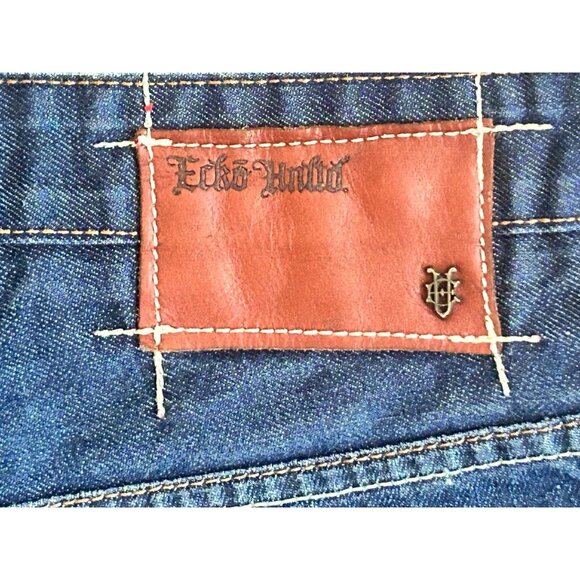 ECKO UNLTD. 1972 #93536 Men's Straight Leg Jeans Dark Wash Size 32x30 - Picture 11 of 15